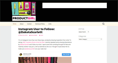 Desktop Screenshot of product-girl.com